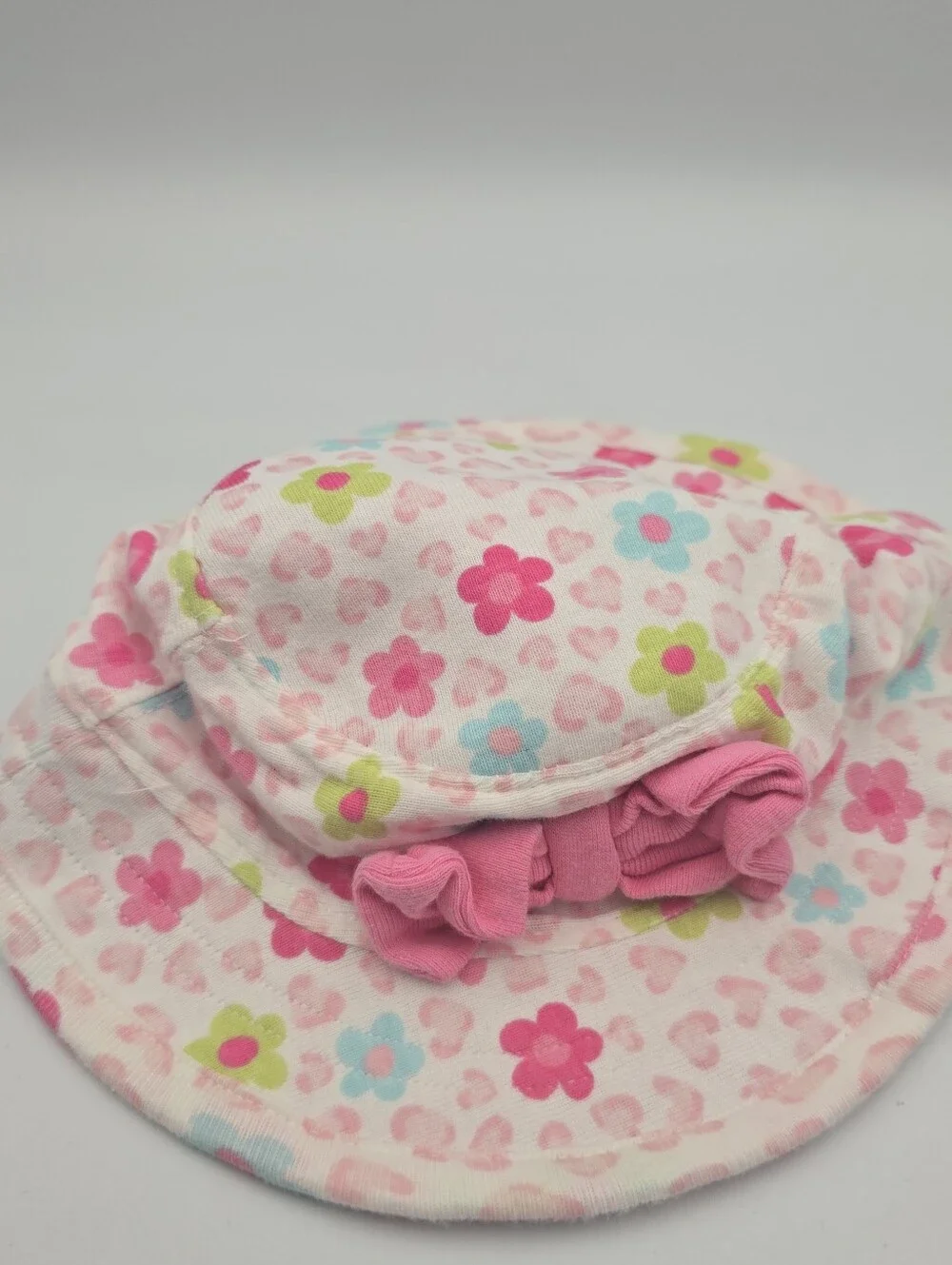 Gerber Girls Cotton Floral Bucket Sun Hat 18 Months